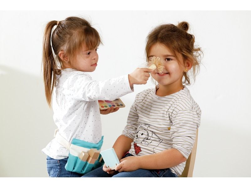 Sada make up dřevěná