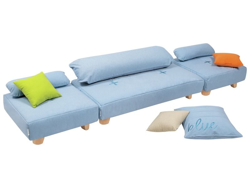 Cocoon odpočinkový set sezení s dřevenými nohami