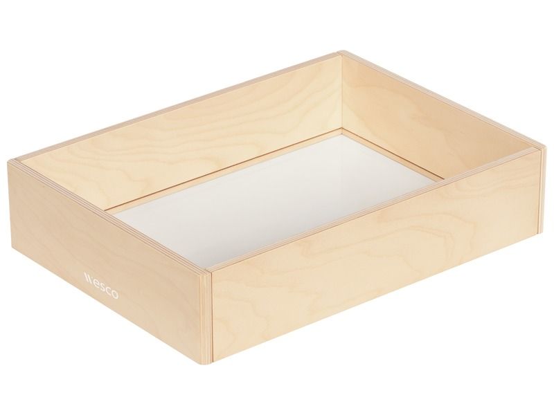 Dřevěná přihrádka s průhledným dnem CREATIV