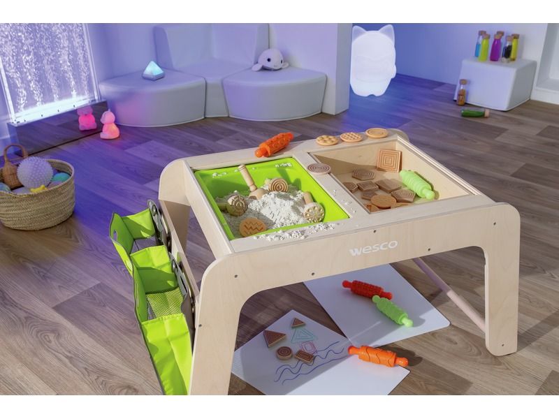 Multifunkční stůl CREATIV včetně senzorického setu