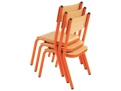 4 nohá kovová židle vel.3, výška sedu 35 cm