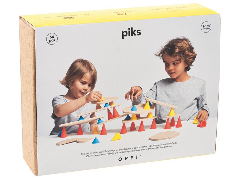 Oppi piks stavebnice 64 ks