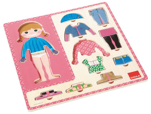 Puzzle - malá dívka - oblečení