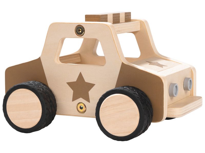 Policejní auto - dřevěné