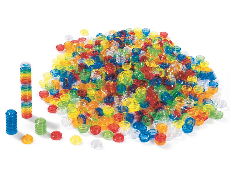 Stavebnice - průhledné kapsle sada 1000 ks