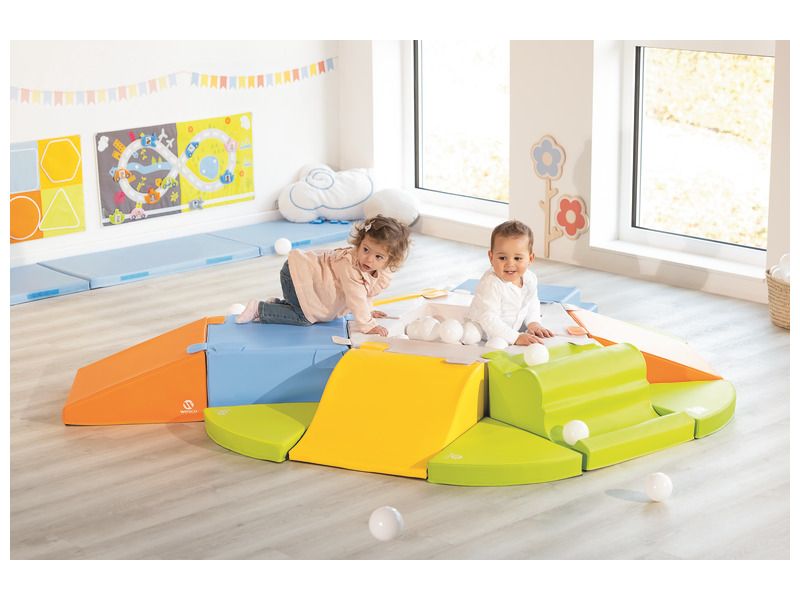 Polo šestihran 96x48x24x48x24, moduly se suchým zipem pro malé děti (1-3 roky)