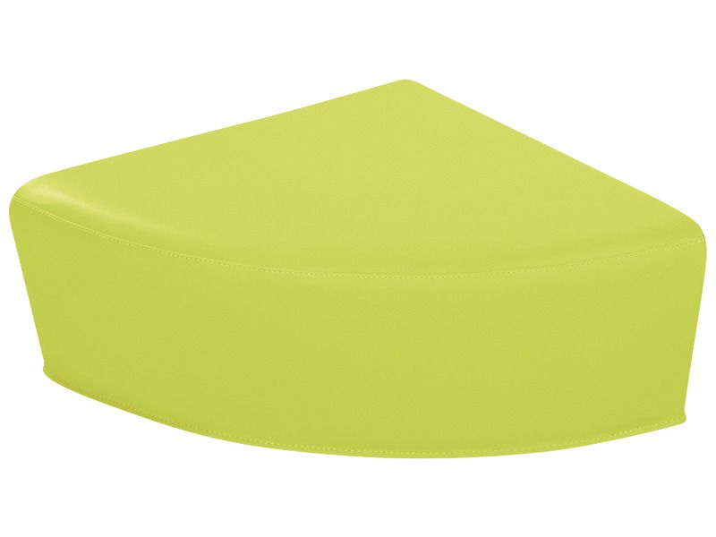 Čtvrt sedák / puff v.17 cm, š.40 cm