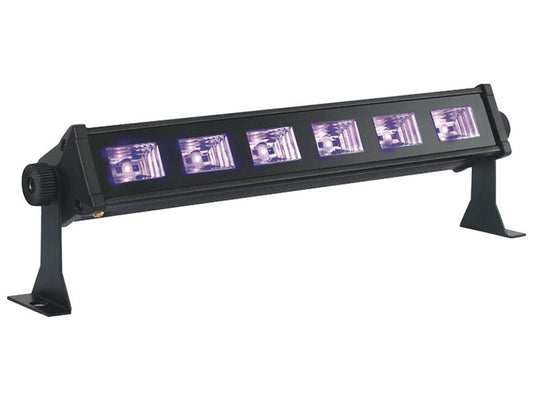 Světelná lišta uv led lampy 6 světel 36 cm