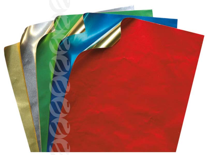 Speciální papír - dvojbarevný alobal 4/10 mm, balení 5 archů