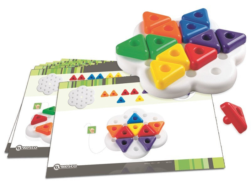 Sada - moje první trojůhelníkové stavění + návody