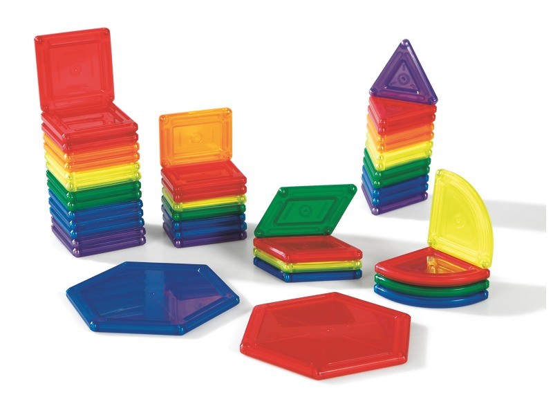 Magnetická stavebnice power clix pevná - tvary s výplní