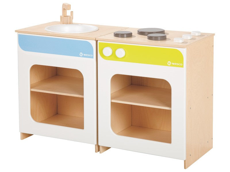 Šéf asistent duo kuchyň - sporák a dřez v: 52 cm