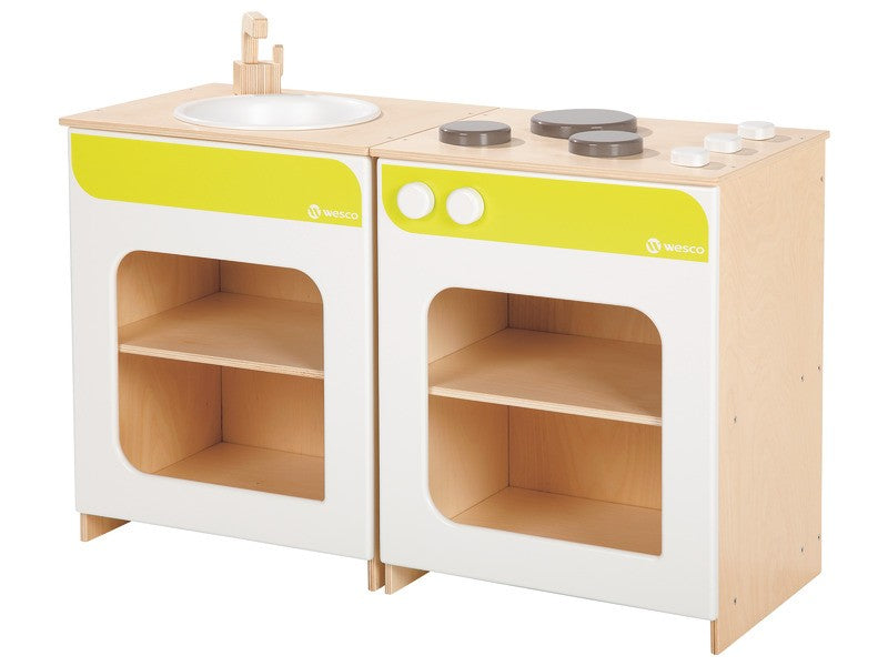 Šéf asistent duo kuchyň - sporák a dřez v: 52 cm