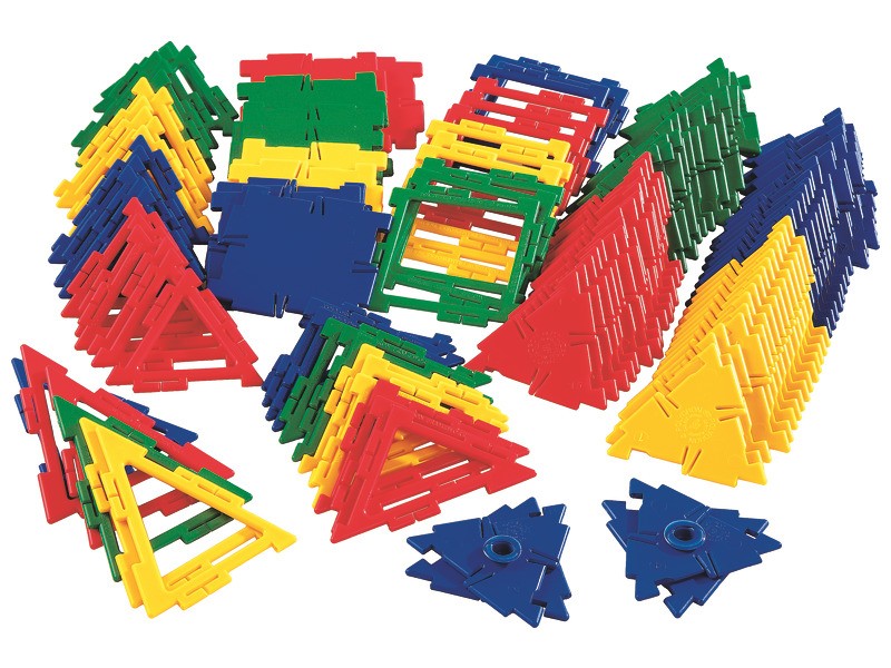 První stavebnice polydron celkem 126 ks