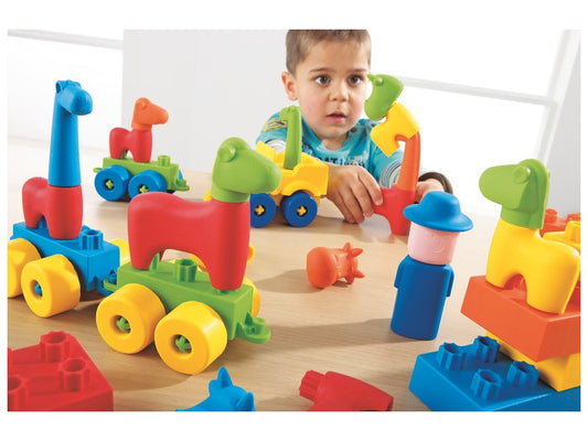 Stavebnice měkké prvky celkem 102 ks