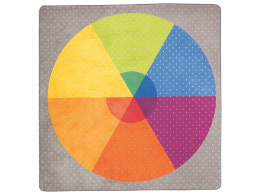 Koberec barvy 130x130x1 cm