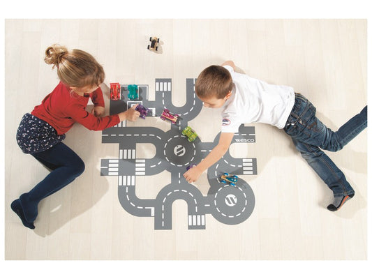 Podlahová samolepka křižovatka