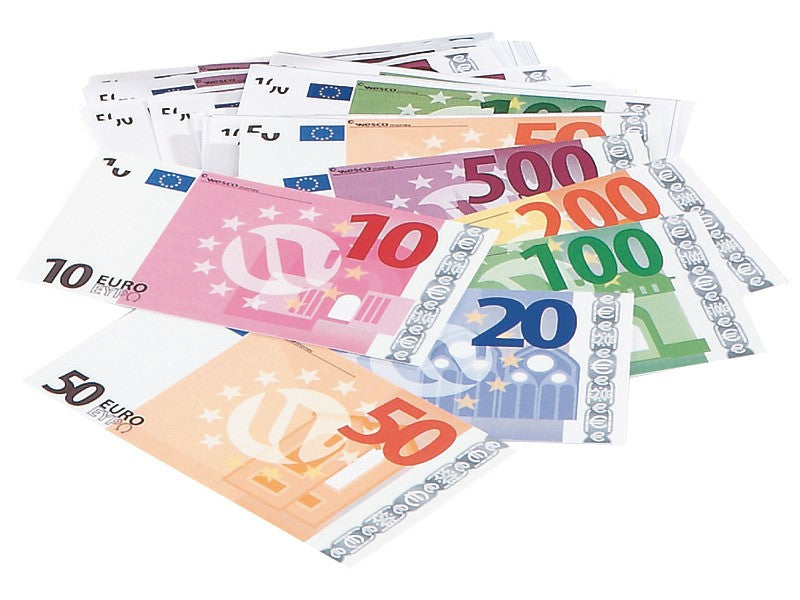 Bankovky euro 28 ks bankovek papírových