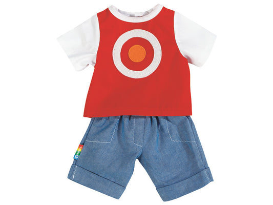 Krátký outfit pro panenky vel.1