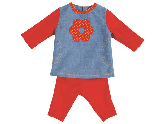 Outfit s kytkou pro panenky vel. 1