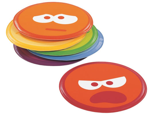 Sedák náladový "ustaraný"- průměr 35 cm