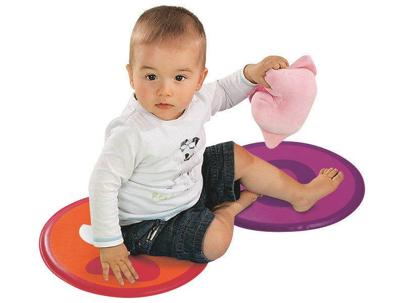 Sada náladové sedáky průměr 35 cm - 6 ks + koberec