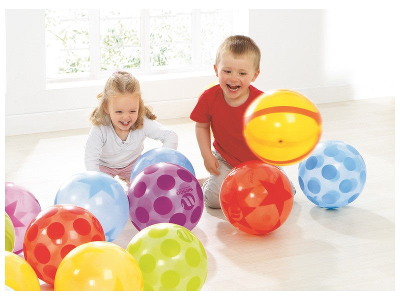 Míč s puntíky průměr 23 cm