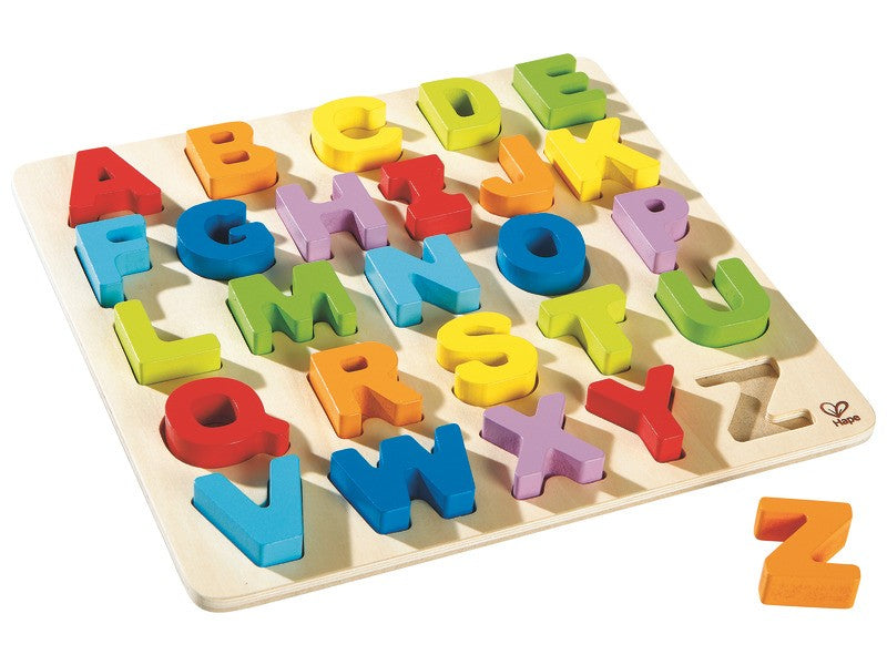 Vkládací puzzle písmena + čísla