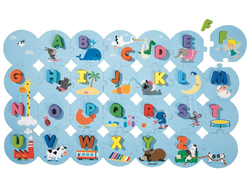 Puzzle - učím se abecedu