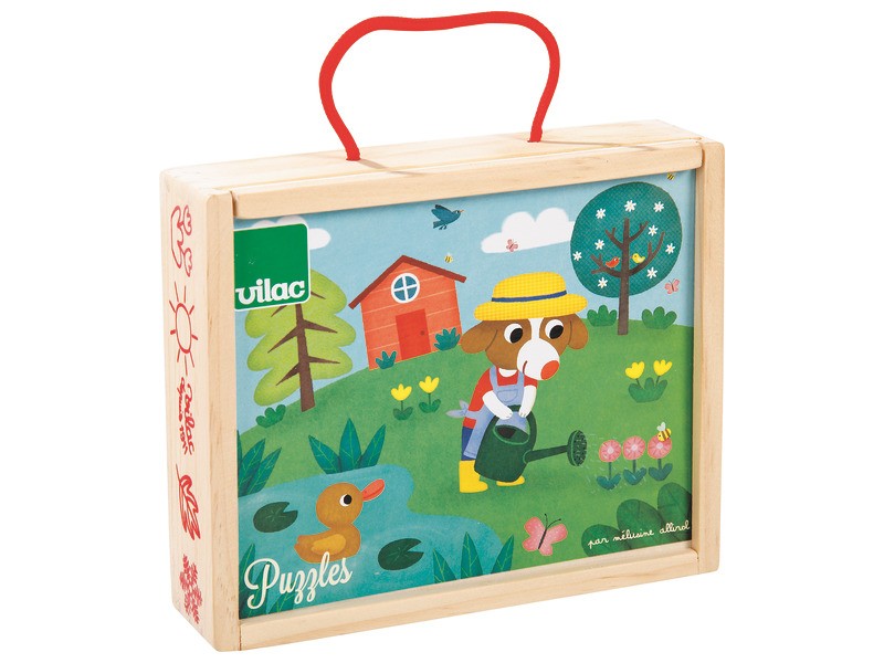 Puzzle 4 roční období - sada 4 ks