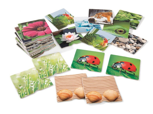 Hmatové puzzle vkládací - příroda