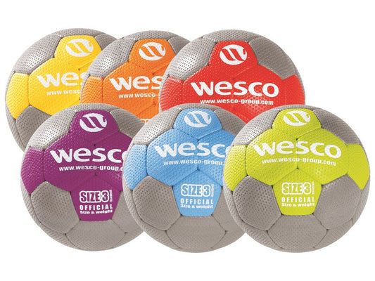 Měkký míč na házenou s velkou přilnavostí vel. 3 sada 6 ks