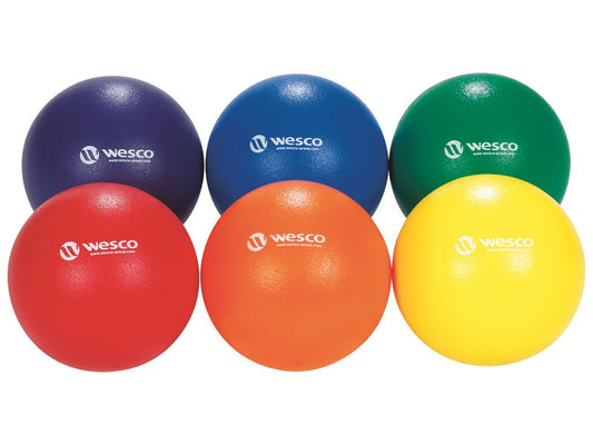 Míč měkký se zesíleným povrchem průměr 20 cm sada 6 ks