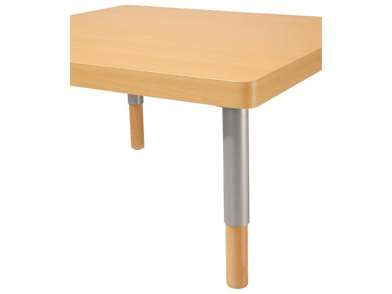 Výškově nastavitelný stůl vel.0-2, výška 40-53 cm, 80x80 x tl.4 cm