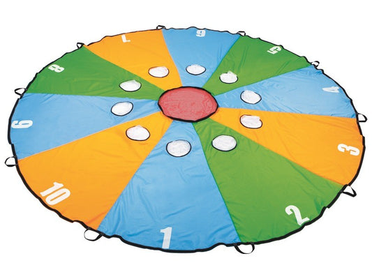 Padák - motiv terče průměr 3,5 cm- 10 držadel