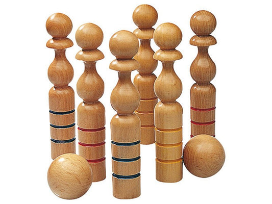 Dřevěný set na bowling